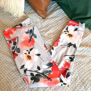 Floral Fabletics 7/8 Length Midrise leggings